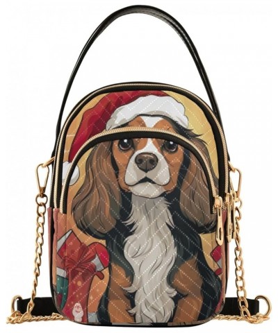 Cartoon Seafood Crossbody Bags for Women Trendy Cell Phone Cross Body Purse Christmas Pet Dog $10.21 Crossbody Bags