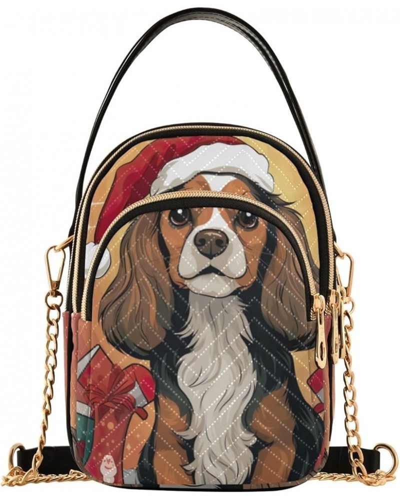 Cartoon Seafood Crossbody Bags for Women Trendy Cell Phone Cross Body Purse Christmas Pet Dog $10.21 Crossbody Bags