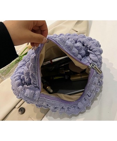 Bubble Hobo Bags Women Cloud Shoulder Bag Summer Beach Bag Trendy Crossbody Purse Cute Puffer Travel Work Tote Bag 2024 Black...