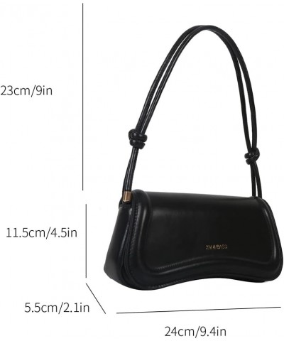 Shoulder Bag for Women Small Purse with Adjustable Strap Flap Shoulder Handbag Satchel Purse Crossbody Bag B01-black $14.59 T...