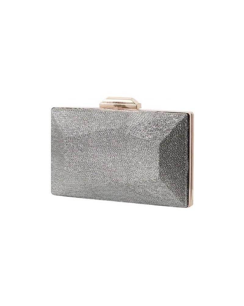 Acrylic Clutch Purses for Women Multicolor Box Handbags Banquet Evening Crossbody Handbag for Bridal Wedding Party Silver 2 $...