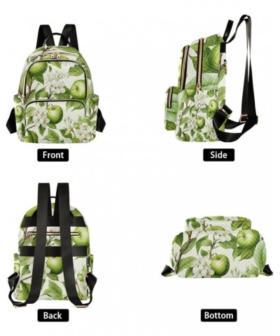 Pug's with Multiple Colors Ladies Backpack, Women's Travel Backpack for Airplane, Fashion Backpack Purse for Women, S Green A...