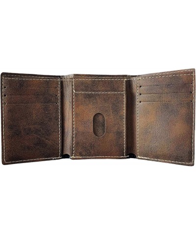 Welsh Irish Coat of Arms Rustic Leather Wallet $12.88 Wallets