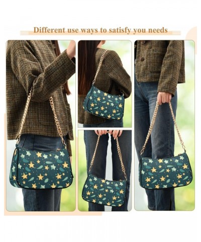 Hobo Bags for Women Star Tote Purses Small Handbags with Chain 20853944 $12.00 Totes