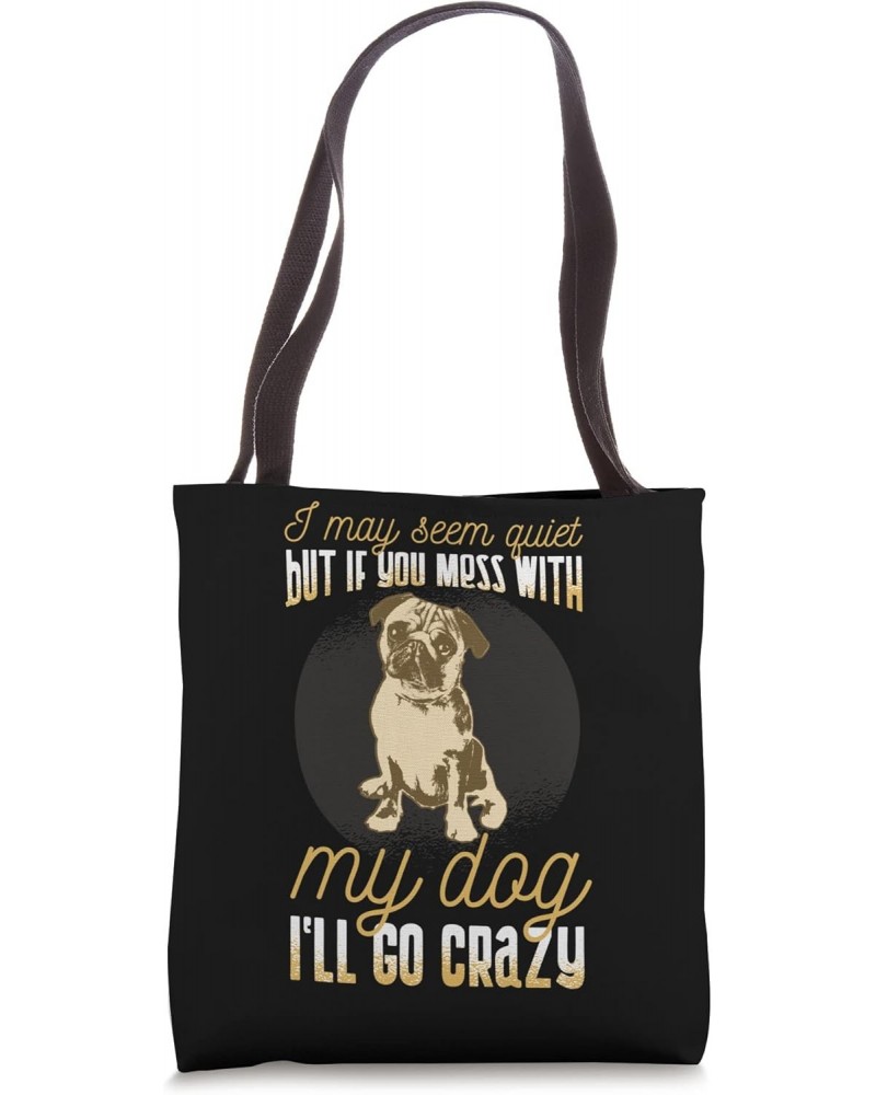 Pug Mops Carlin Dog Breed Tote Bag $13.66 Totes