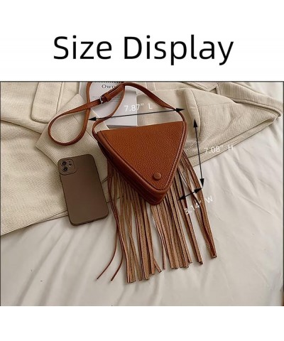 Small Crossbody Purse for Women Hobo Bag Fringe Boho Purse Cell Phone Purse Tassel Shoulder Bag with Adjustable Strap Brown $...