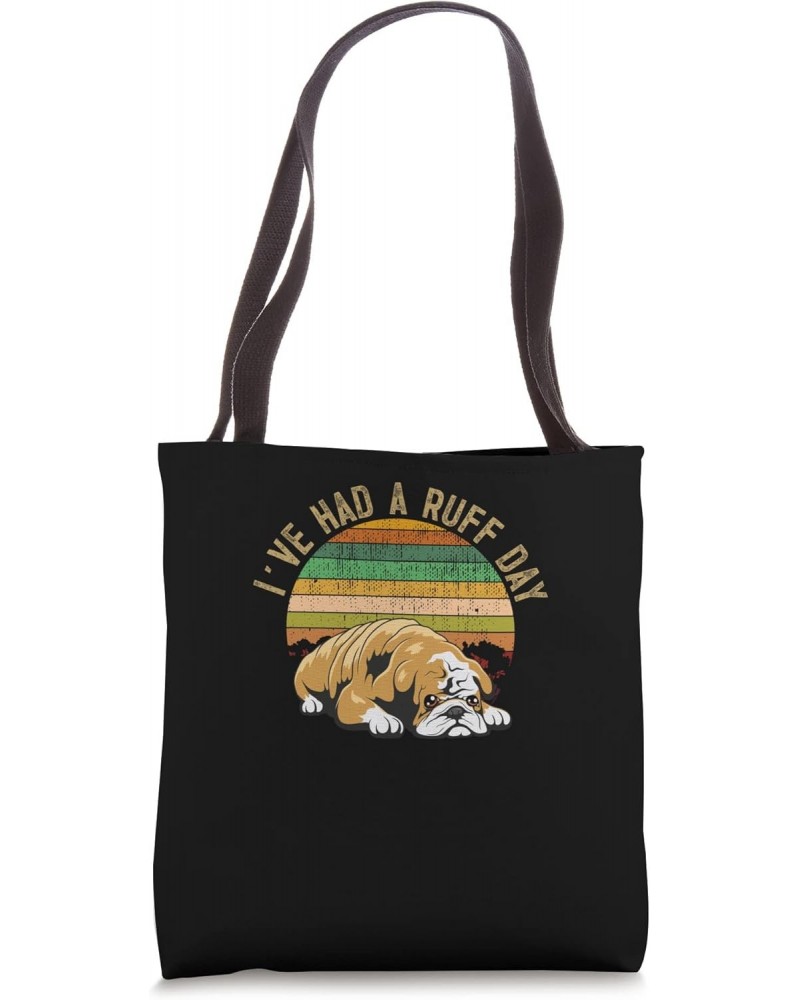 British English Bulldog Dog Breed Tote Bag $9.66 Totes