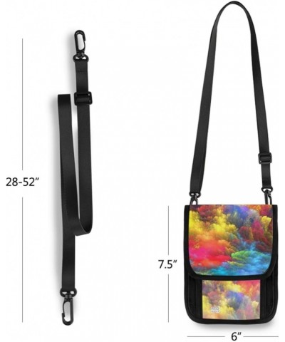 Small Crossbody Wallet, Purse Cell Phone Bag, Passport Holder with Credit Card Slots Multi 17 $10.63 Crossbody Bags