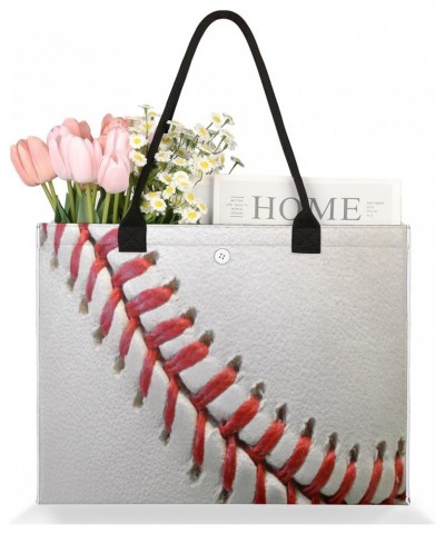 Sport Ball Baseball Texture Large Tote Bag Shoulder Bag For Women Teachers Nurses Work Shopping Travel Handbag Purse $11.57 T...