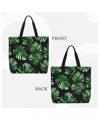 Ice Hockey Pattern Print Stylish Canvas Tote Bag,Casual Tote'S Handbag Big Capacity Shoulder Bag, For Shopping, Work Green Le...