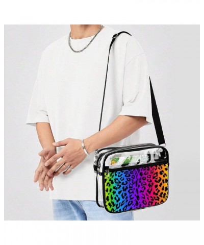 Clear Purse Stadium Clear Messenger Bag Stadium Approved for Men and Women Clear CrossBody Bag Pattern (155) $12.17 Shoulder ...