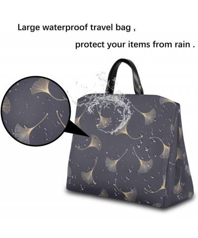 Abstract Leaf Art Large Tote Bag for Women Travel Should Bag Big Oversized Totes Waterproof Crossbody Tote Bag with Adjustabl...