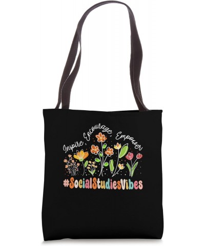 Social Studies Vibes Appreciation Week Back to School Tote Bag $12.19 Totes