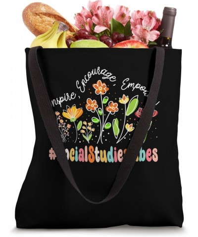 Social Studies Vibes Appreciation Week Back to School Tote Bag $12.19 Totes