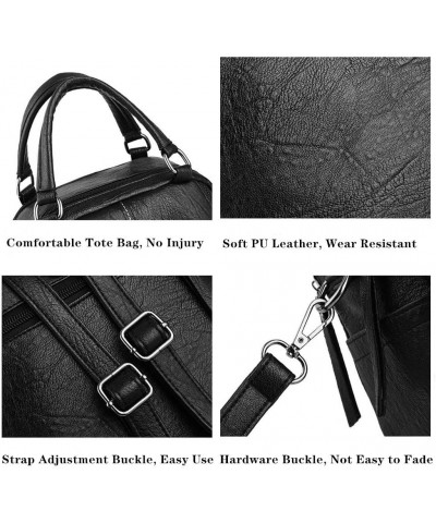 Handbags for Women Small Crossbody Bags PU Leather Backpack for Girl Black 01 $15.51 Crossbody Bags