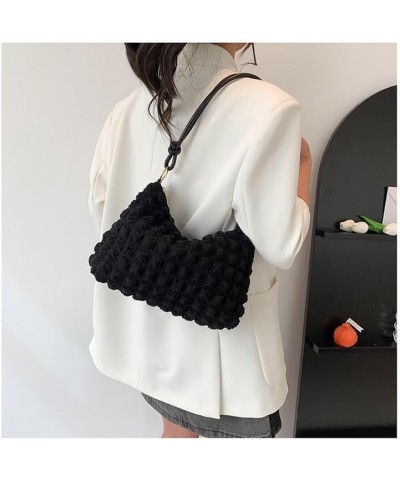 Puffer Bag,Cute Puffer Tote Bag - Lightweight, Puffy&Quilted Shoulder Bag for Women Stylish Crossbody Purse Black $11.39 Totes