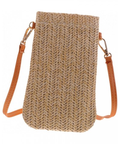 Coin Purse Vacation Bag Straw Crossbody Bags for Women Woven Bag Cellphone Bags for Women Summer Purse As Shown 2 $9.51 Totes