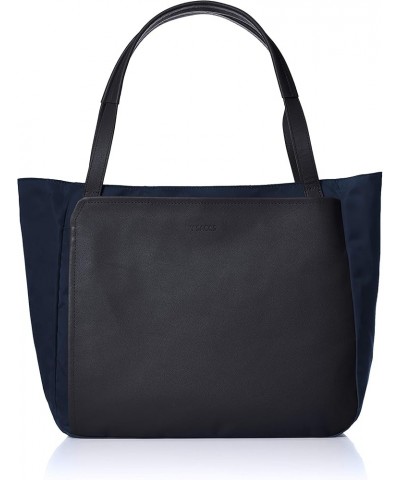 Nylon x Leather Square Tote Bag M Size Y91-05-02 Darknavy $51.46 Totes