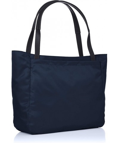 Nylon x Leather Square Tote Bag M Size Y91-05-02 Darknavy $51.46 Totes