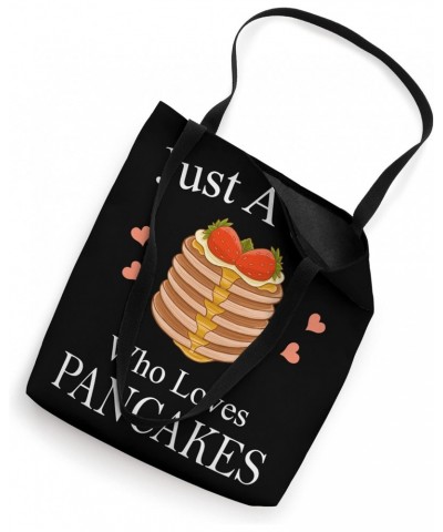 Just A Girl Who Loves Pancakes I Girl Pancake Tote Bag $11.70 Totes