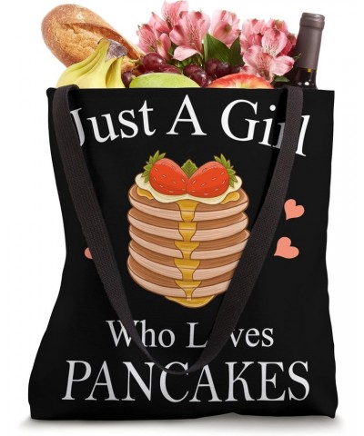 Just A Girl Who Loves Pancakes I Girl Pancake Tote Bag $11.70 Totes