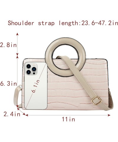 ZLMBAGUS Women Vintage Flap Tote Top Handle Satchel Handbags PU Leather Clutch Purse Shoulder Bag Zzzz-white $13.42 Totes