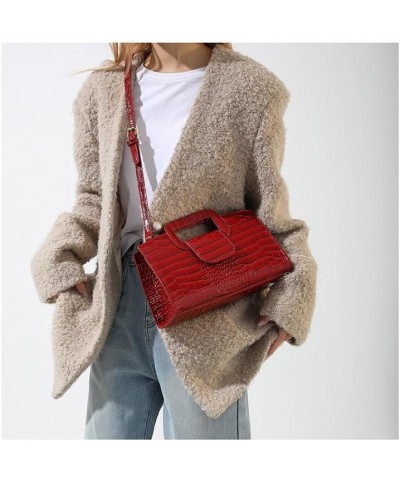 Small Crossbody Bags for Women Red Purse Y2k Purse Small Crossbody Purse Cute Purse Trendy Purses for Women 2024 (White,One S...