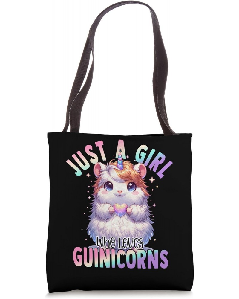 Guinicorn Guinea Pig Unicorn Cavy Fluffy Potato Wheek Girls Tote Bag $14.84 Totes