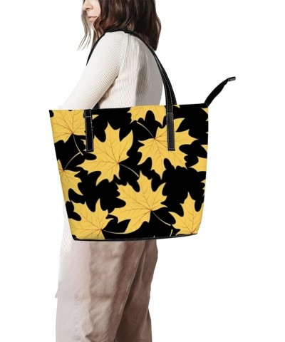 Tote Bag for Women Leather Handbags Women's Crossbody Handbags Work Tote Bags for Women Yellow $32.44 Totes