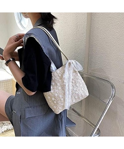 Bags Women Summer Rattan Bags Customized Straw Bags Shoulder Straw Bags Woven Women's Bags (Color : Khaki) Khaki $17.93 Shoul...