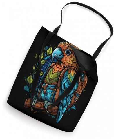 Back to School Funny Parrot Bird Wearing School Bag Backpack Tote Bag $12.69 Backpacks