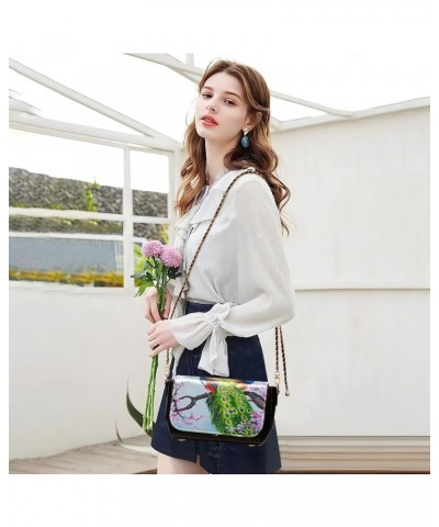 Crossbody Bags for Women Trendy Women's Black Shoulder Bag Small PU Leather Flap Cross Body Bag Handbags Pattern9 $20.90 Cros...