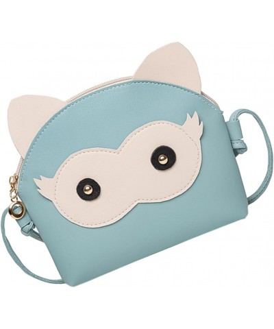 1pc Owl Pattern Sling Bag One Shoulder Aluminum Pans with Lids Animal Printing Mobile Phone Bag Cactus Patch Crossbody Pu Lea...