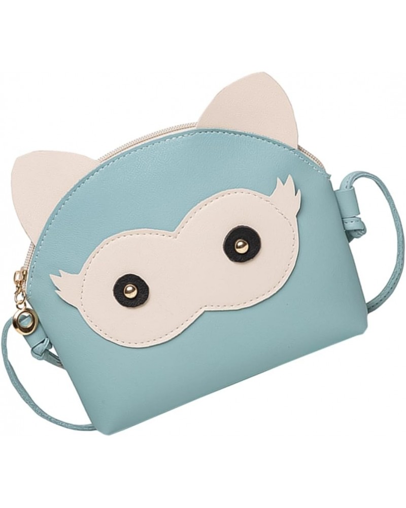 1pc Owl Pattern Sling Bag One Shoulder Aluminum Pans with Lids Animal Printing Mobile Phone Bag Cactus Patch Crossbody Pu Lea...