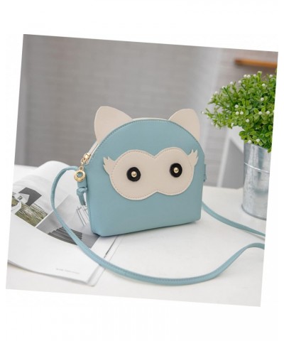 1pc Owl Pattern Sling Bag One Shoulder Aluminum Pans with Lids Animal Printing Mobile Phone Bag Cactus Patch Crossbody Pu Lea...