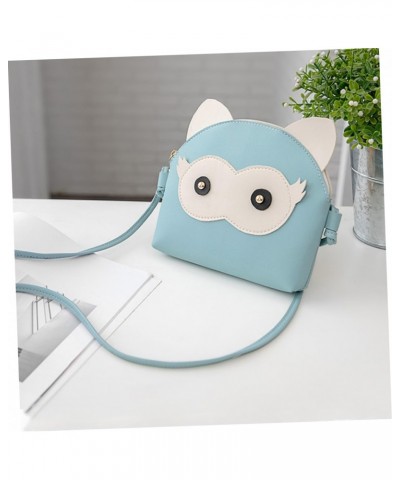 1pc Owl Pattern Sling Bag One Shoulder Aluminum Pans with Lids Animal Printing Mobile Phone Bag Cactus Patch Crossbody Pu Lea...