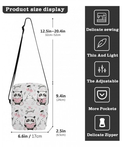 Crossbody Phone Bag Seamless with Cute Panda Small Messenger Shoulder Bag Cash Handbag Wallet Purse(237na7a) $12.97 Crossbody...