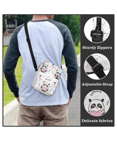 Crossbody Phone Bag Seamless with Cute Panda Small Messenger Shoulder Bag Cash Handbag Wallet Purse(237na7a) $12.97 Crossbody...