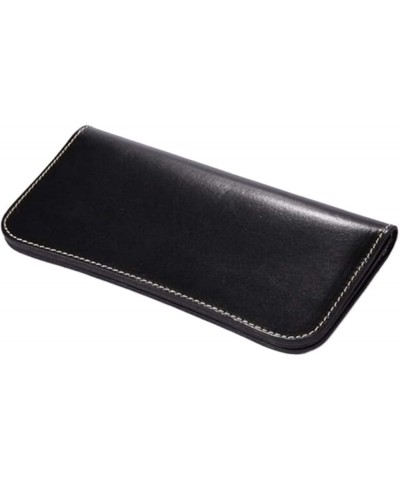 Men's Wallet Original Handmade Men's Leather Vegetable Tanned Long Wallet Leather Wallet Fashion Trend (Color : Dark Coffee) ...