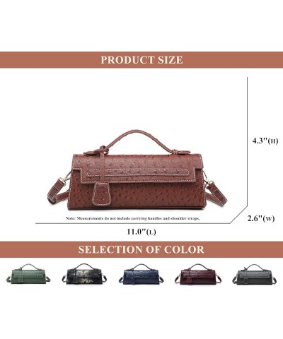 Women's Animal Pattern Satchel Shoulder Bag PU Leather Flap Handbag Fashion Crossbody Clutch Elegant Top Handle Tote A / Gree...