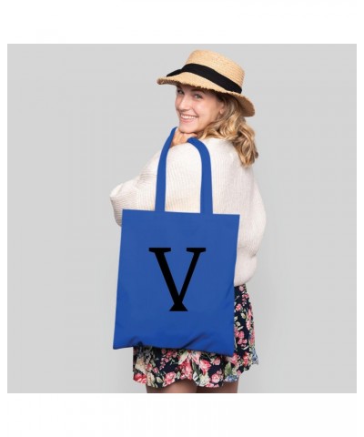 V initial monogram letter V funny holiday christmas birthday Natural White Multicolor Canvas Tote Bag 997 $15.30 Totes