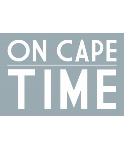 Cape Cod, Massachusetts, On Cape Time, Gray, Simply Said, (24x36 Wrapped Canvas, Wall Decor, Artwork) 24x36 Stretched Canvas ...