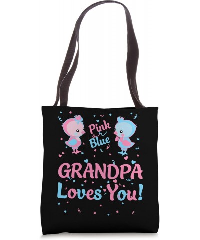 Grandpa Gender Reveal Party Pink or Blue Matching Family Tote Bag $14.49 Totes