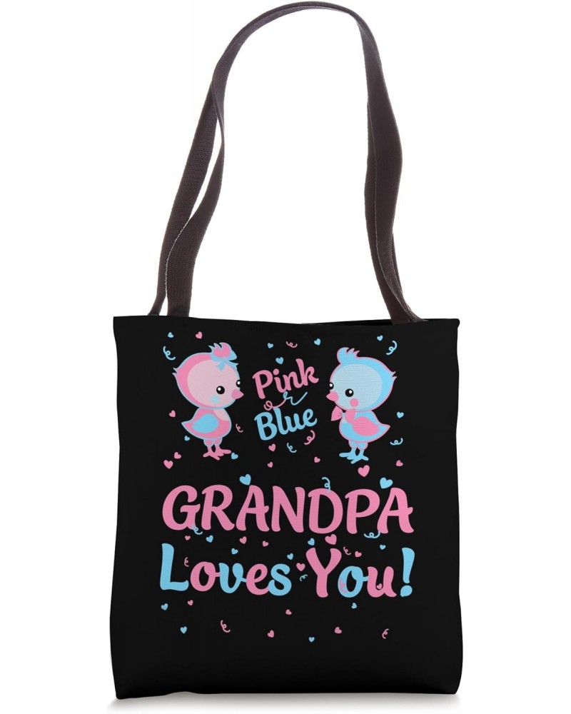 Grandpa Gender Reveal Party Pink or Blue Matching Family Tote Bag $14.49 Totes