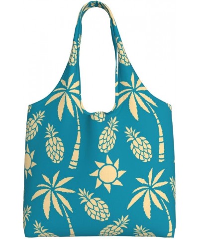 Palm Trees Single Shoulder Commuter Canvas Tote Bags For Women And Men Palm Trees 20 $10.11 Totes