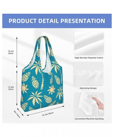 Palm Trees Single Shoulder Commuter Canvas Tote Bags For Women And Men Palm Trees 20 $10.11 Totes