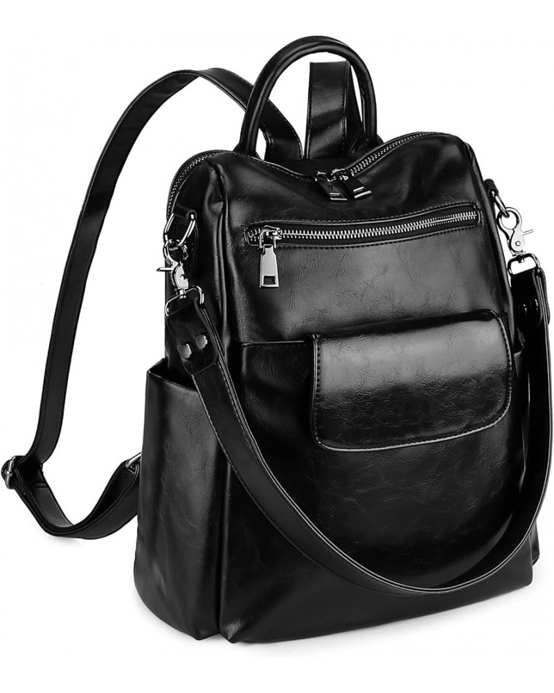 Travel Backpack Purse for Women Nylon Ladies Fashion Tassel Shoulder Bag Convertible 240 Black 2 $18.90 Backpacks