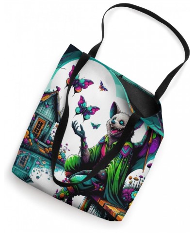 Strange Aesthetic Weirdcore Oddcore Dreamcore Bat Tote Bag $9.90 Totes