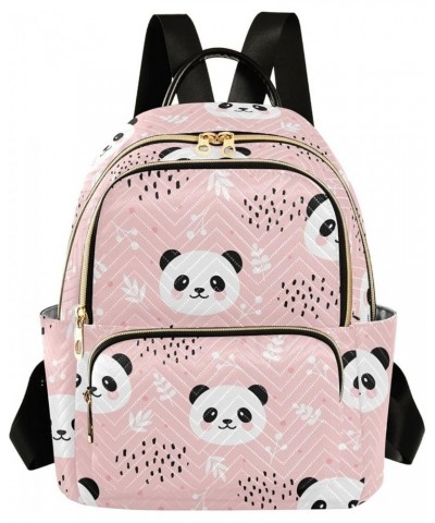 Panda Backpack Purse for Women Fashion Small Mini Backpack Daypacks Purse Back Pack Weekend Bag,S Medium $17.66 Backpacks