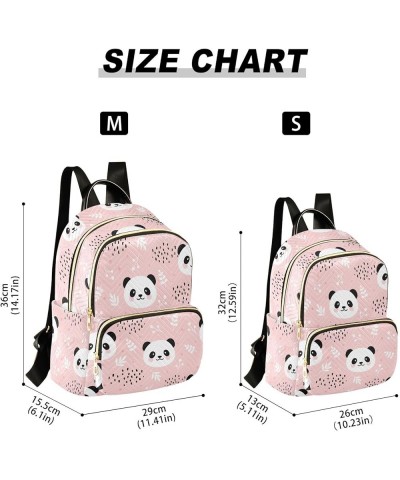 Panda Backpack Purse for Women Fashion Small Mini Backpack Daypacks Purse Back Pack Weekend Bag,S Medium $17.66 Backpacks